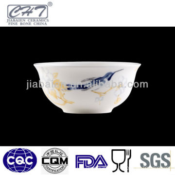 A071 Hot sale round porcelain popcorn bowl